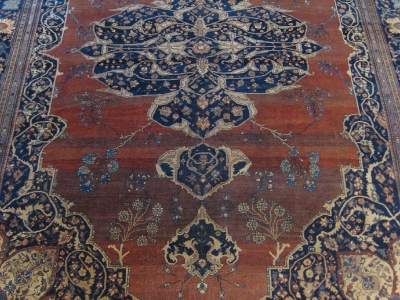 Antique Sarouk 4.46mx3.26m