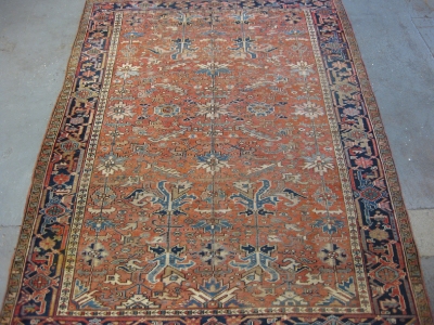 Old Persian Heriz size 3.12m x 2.35m