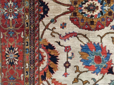 Beautiful coloured Afghan carpet