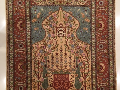 ultra fine Turkish silk Hereke rug