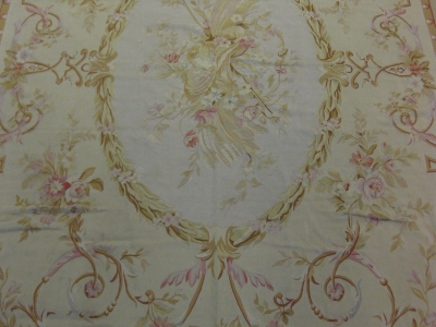 We stock a fine selection of Aubusson rugs