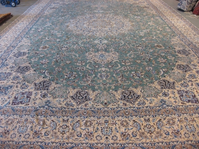 Fine Persian Nain carpet size 7.94m x 4.96m