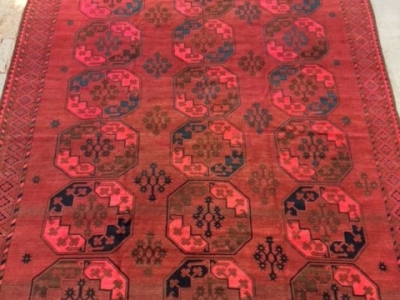 Old Afghan carpet 3.94m x 2.55m