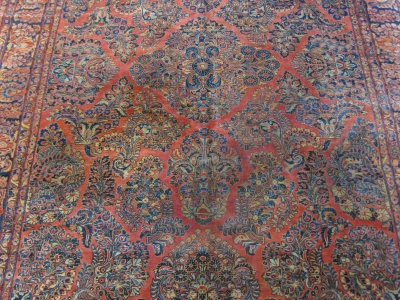 Antique Persian Sarouk size 3.47m x 2.58m